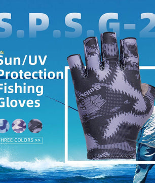 uv protection fingerless gloves