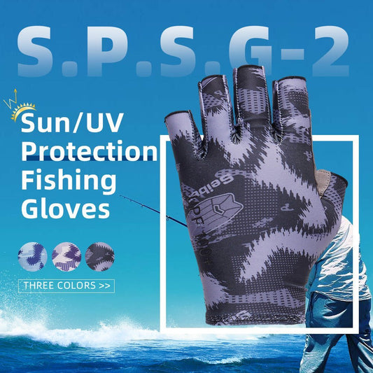 uv protection fingerless gloves