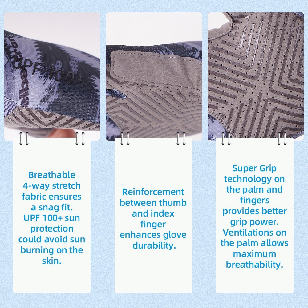 fingerless upf gloves