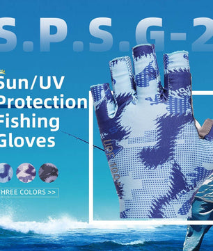 fishing sun gloves