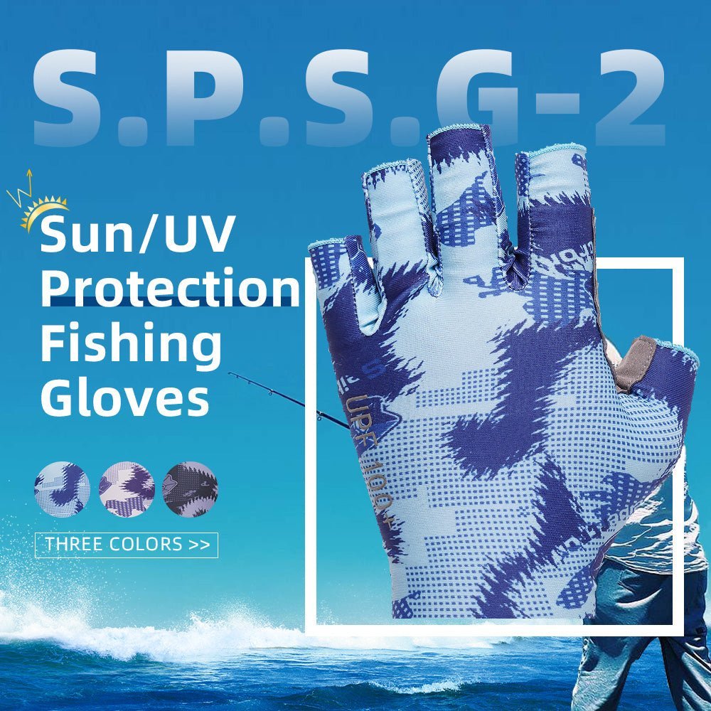 fishing sun gloves