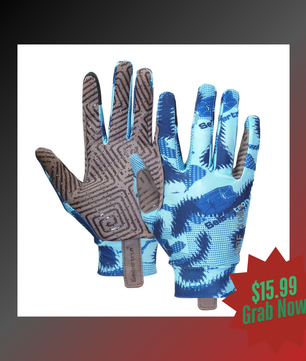 Seibertron Adult S.P.S.G-4 Equestrian Riding Gloves Touchscreen UPF100+ UV Sun Glove - Seibertron