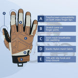 Reinforced motorcycle gloves for rider hand protection