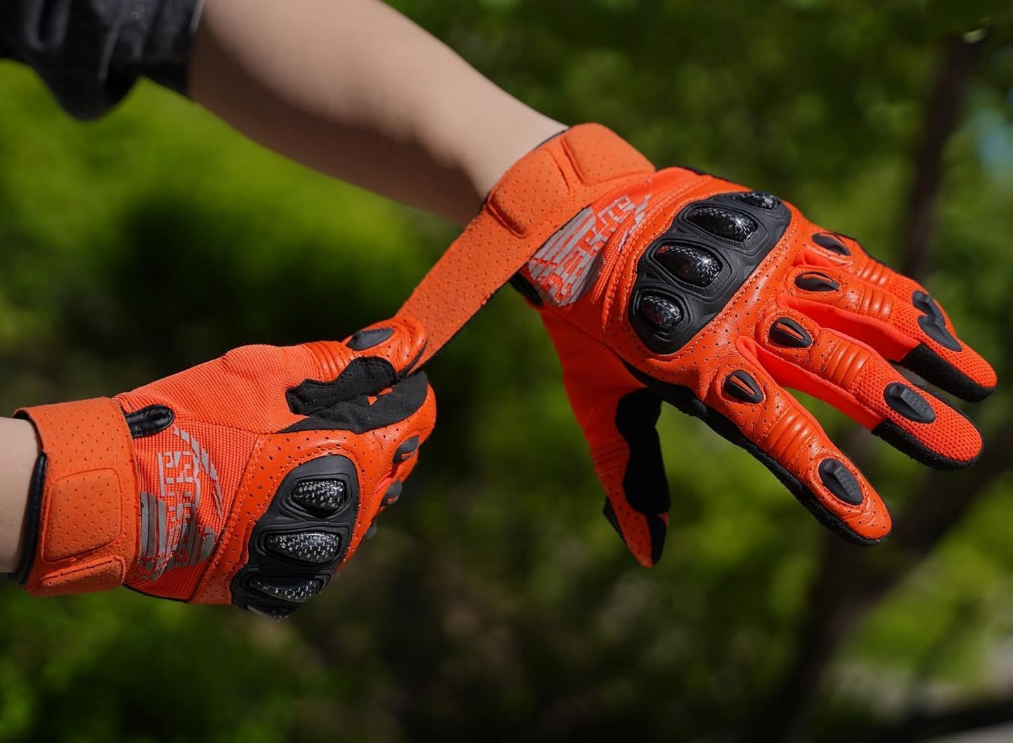 Seibertron SPS-2 Full Finger Unisex Touchscreen Road Racing Motorcycle MTB Sports Gloves - Seibertron