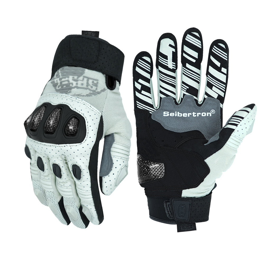 Seibertron Youth SPS-2/ SPS-5 Unisex Touchscreen Road Racing Motorcycle Gloves MTB Sports - Seibertron