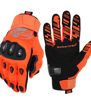 Seibertron Youth SPS-2/ SPS-5 Unisex Touchscreen Road Racing Motorcycle Gloves MTB Sports - Seibertron