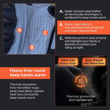 Waterproof motorcycle gloves for rain and winter riding