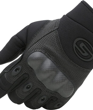 Seibertron Carbon Fiber Hard Knuckle Sheepskin Palm Motorcycle Gloves - SeibertronAutomotive Parts and Accessories522010206260
