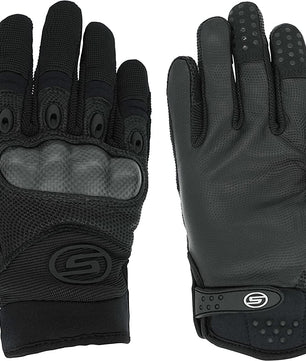 Seibertron Carbon Fiber Hard Knuckle Sheepskin Palm Motorcycle Gloves - SeibertronAutomotive Parts and Accessories522010206260