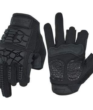Combat gloves with durable and flexible knuckles for maximum safety