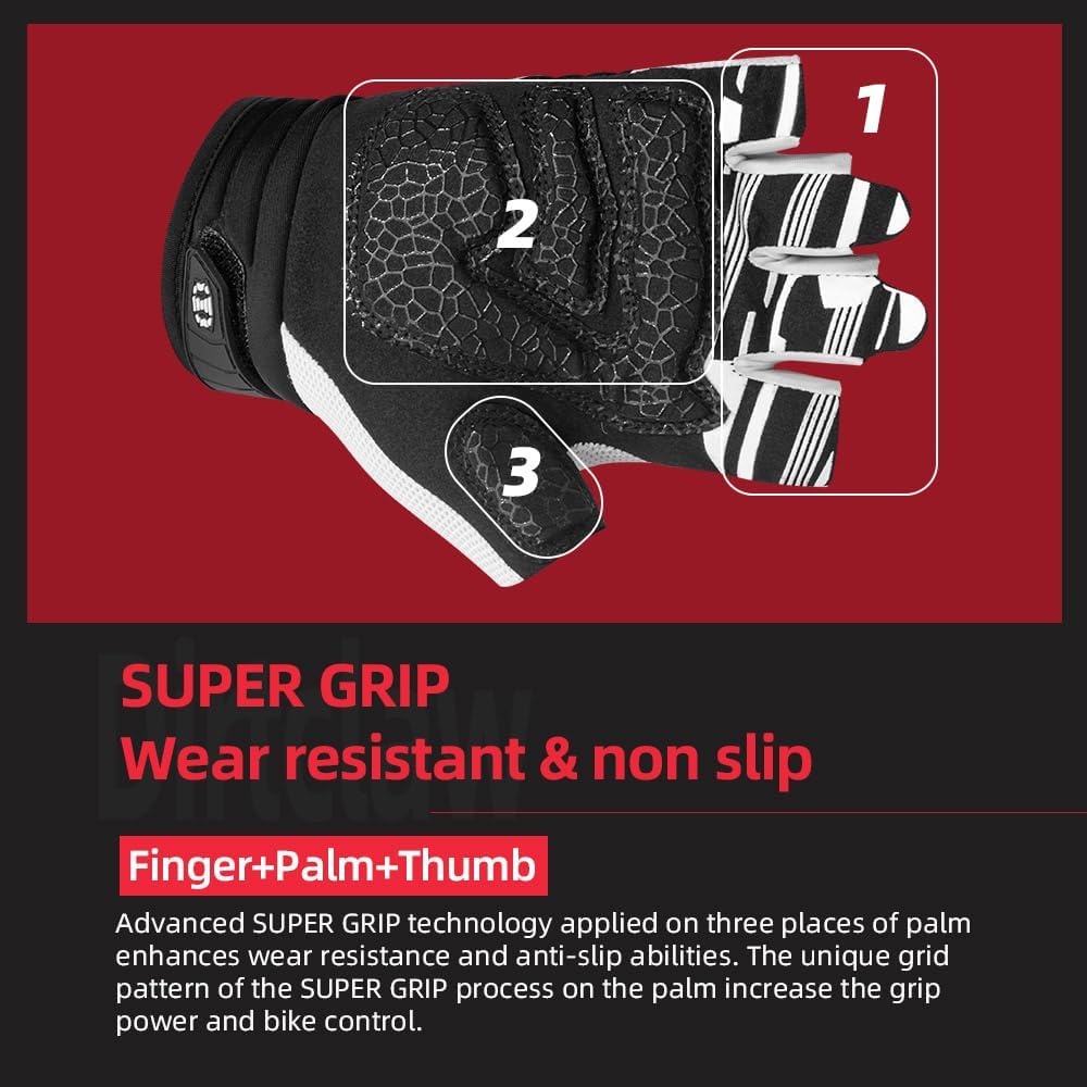 cycling padded gloves