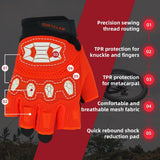 Seibertron Dirtclaw Youth BMX MX ATV MTB Road Racing Mountain Bike Bicycle Cycling Off-Road/Dirt Bike Gel Padded Anti - Slip Palm Fingerless Gloves Motorcycle Motocross Sports Gloves - Seibertron