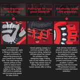 Seibertron Dirtclaw Youth BMX MX ATV MTB Road Racing Mountain Bike Bicycle Cycling Off-Road/Dirt Bike Gel Padded Anti - Slip Palm Fingerless Gloves Motorcycle Motocross Sports Gloves - Seibertron
