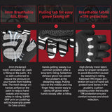Seibertron Dirtclaw Youth BMX MX ATV MTB Road Racing Mountain Bike Bicycle Cycling Off-Road/Dirt Bike Gel Padded Anti - Slip Palm Fingerless Gloves Motorcycle Motocross Sports Gloves - Seibertron