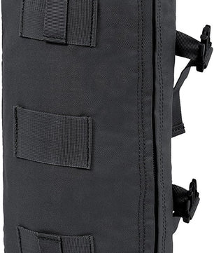 Backpack designed to withstand extreme weather conditions during hikes.