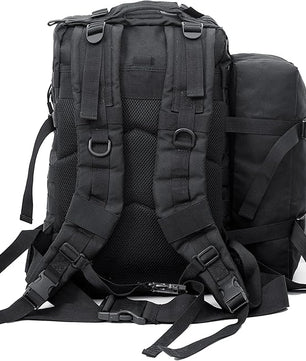 Compact travel backpack designed for efficient storage during outdoor trips.