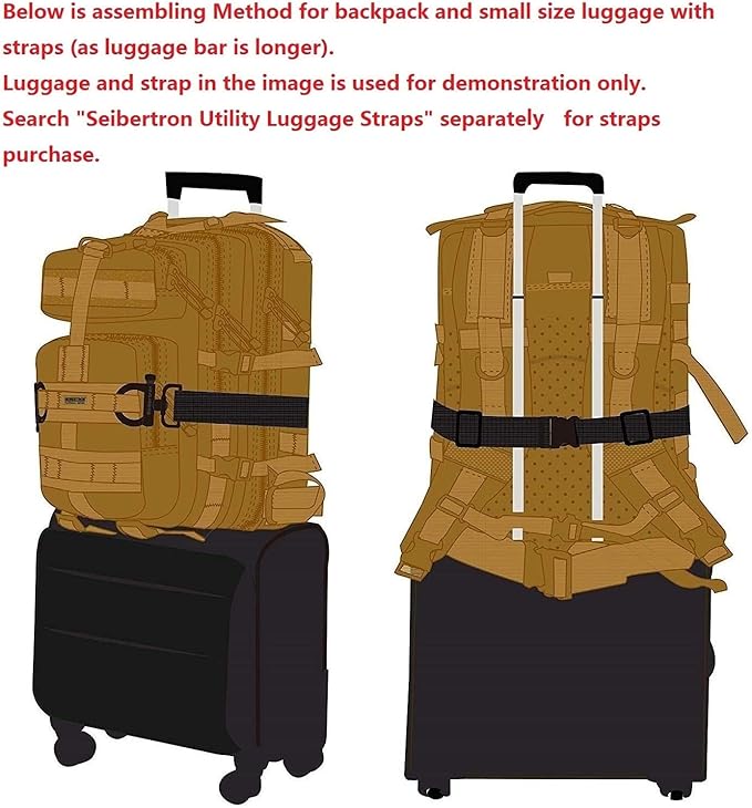 Comfortable trekking backpack with ergonomic shoulder straps.