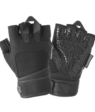 Seibertron Fitness Gloves for Weightlifting, Dumbbell & Pull-Up Bar Training, Long Wrist Wraps, Outdoor Half-Finger Design - Seibertron