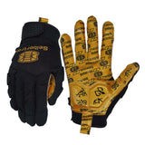 Seibertron H.P.I.L.G Touchscreen Lineman and Football Receiver Gloves, Flexible Breathable Impact Protection Back of Hand Glove Adult and Youth Sizes - Seibertron