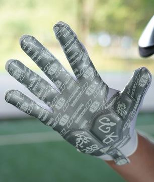 Seibertron H.P.I.L.G Touchscreen Lineman and Football Receiver Gloves, Flexible Breathable Impact Protection Back of Hand Glove Adult and Youth Sizes - SeibertronOutdoors