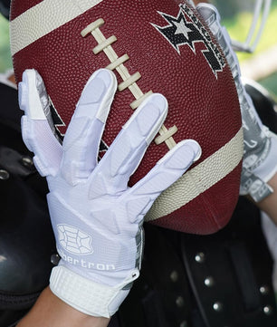 Seibertron H.P.I.L.G Touchscreen Lineman and Football Receiver Gloves, Flexible Breathable Impact Protection Back of Hand Glove Adult and Youth Sizes - Seibertron