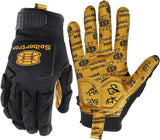 Seibertron H.P.I.L.G Touchscreen Lineman and Football Receiver Gloves, Flexible Breathable Impact Protection Back of Hand Glove Adult and Youth Sizes - Seibertron