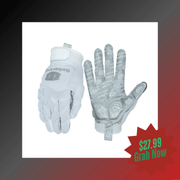 Seibertron H.P.I.L.G Touchscreen Lineman and Football Receiver Gloves, Flexible Breathable Impact Protection Back of Hand Glove Adult and Youth Sizes - Seibertron