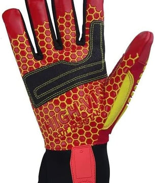 Seibertron HIGH - VIS HRC5 Rigger Excellent Grip Cut5 Handyman/Boxer Work Gloves Abrasion Resistant Oil & Gas Drilling Safety Impact Protection Gloves CE EN388 4542 - SeibertronTools