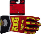 Seibertron HIGH-VIS HRC5 Rigger Excellent Grip Cut5 Handyman/Boxer Work Gloves Abrasion Resistant Oil & Gas Drilling Safety Impact Protection Gloves CE EN388 4542 - Seibertron