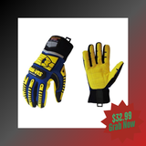 Thermal gloves providing heat retention for cold work