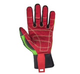 Oil resistant gloves designed for handling greasy materials