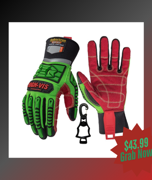 Insulated gloves for effective winter work protection