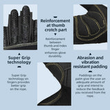 rock climbing gloves