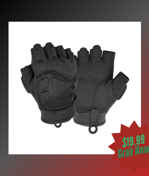 tactical fingerless gloves for men
