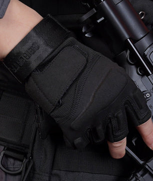 Seibertron Men Or Women XXS to XXL Fingerless/Half Finger Sports Outdoor Tactical Gloves - Seibertron
