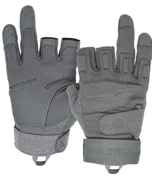 Seibertron Men Or Women XXS to XXL Fingerless/Half Finger Sports Outdoor Tactical Gloves - Seibertron