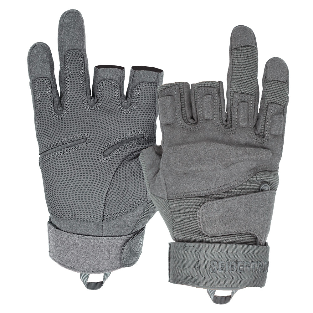 Seibertron Men Or Women XXS to XXL Fingerless/Half Finger Sports Outdoor Tactical Gloves - Seibertron
