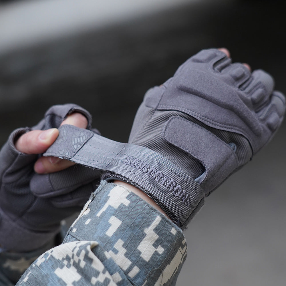 Seibertron Men Or Women XXS to XXL Fingerless/Half Finger Sports Outdoor Tactical Gloves - Seibertron