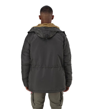 Seibertron Men's N - 3B Slim - Fit Waterproof/Water Repellent Parka with Removable Faux Fur Hood Trim - SeibertronApparel602201113451