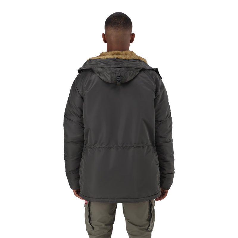 Seibertron Men's N - 3B Slim - Fit Waterproof/Water Repellent Parka with Removable Faux Fur Hood Trim - SeibertronApparel602201113451