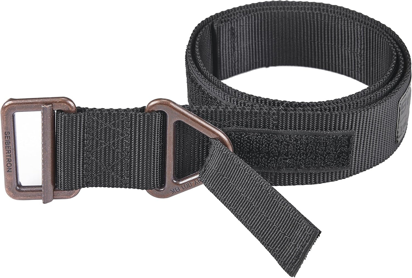 Seibertron Men's Utility TDU 1.75 Inch Nylon Tactical CQB/Rigger's Military Combat Duty Belt Metal Buckle - Seibertron