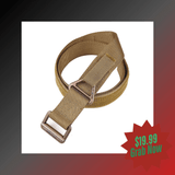 Seibertron Men's Utility TDU 1.75 Inch Nylon Tactical CQB/Rigger's Military Combat Duty Belt Metal Buckle - Seibertron
