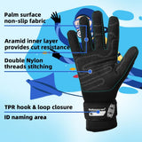 Seibertron Patented C.R.D.G 1.0 / C.R.D.G 2.0 Aramid Anti - Cut Puncture Resistant Diving Gloves - SeibertronSports