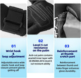 Seibertron Patented C.R.D.G 1.0 / C.R.D.G 2.0 Aramid Anti - Cut Puncture Resistant Diving Gloves - SeibertronSports