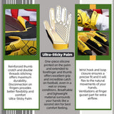 guantes para futbol americano receptor