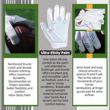 American football wide receiver gloves for catching