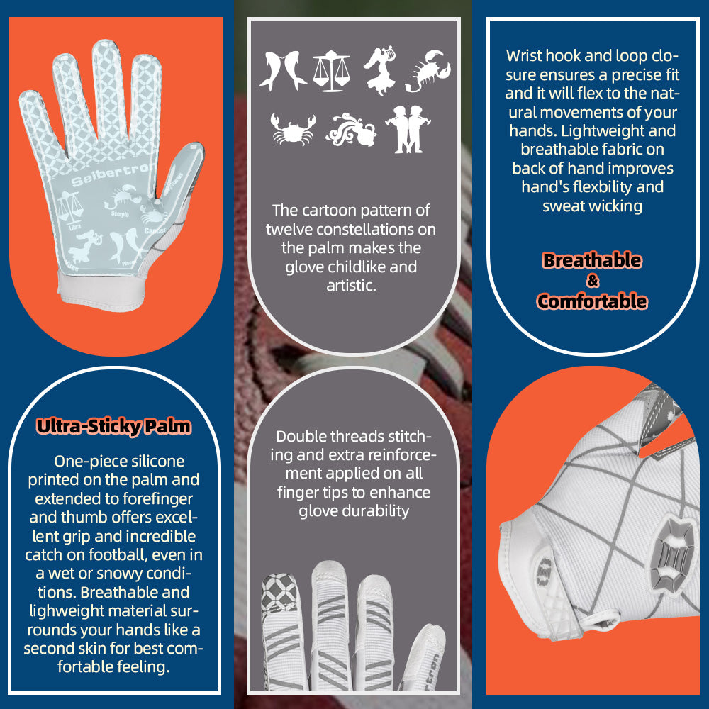 Youth XXS football gloves for junior players