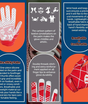 youth small football gloves