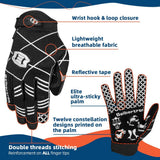 Seibertron Pro 3.0 Elite Performance Receiver Gloves – Youth Ultra-Stick Design - Seibertron