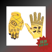 yellow receiver gloves